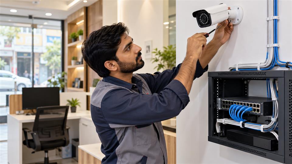 Professional CCTV and network installation